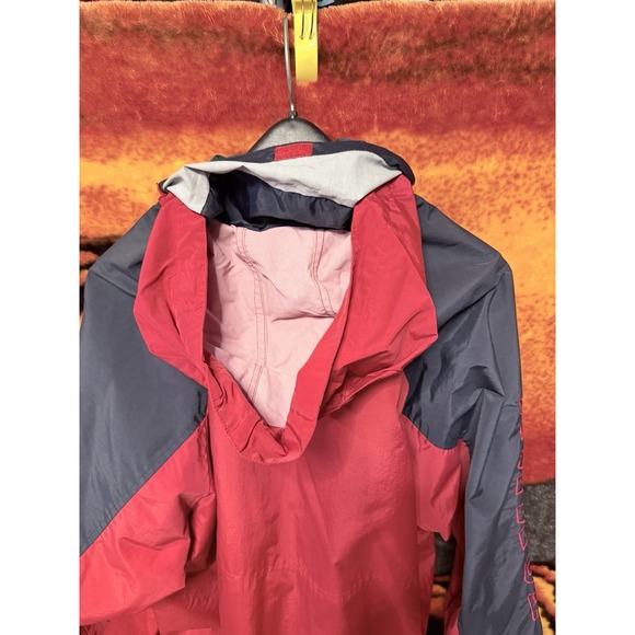 Vintage 90s Red Tommy Hilfiger "Urban Sport" windbreaker sleeve Spell‎ out Tommy - Picture 3 of 9